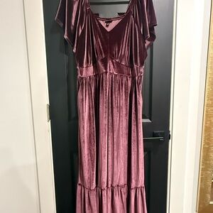 Torrid Velvet Maxi Dress